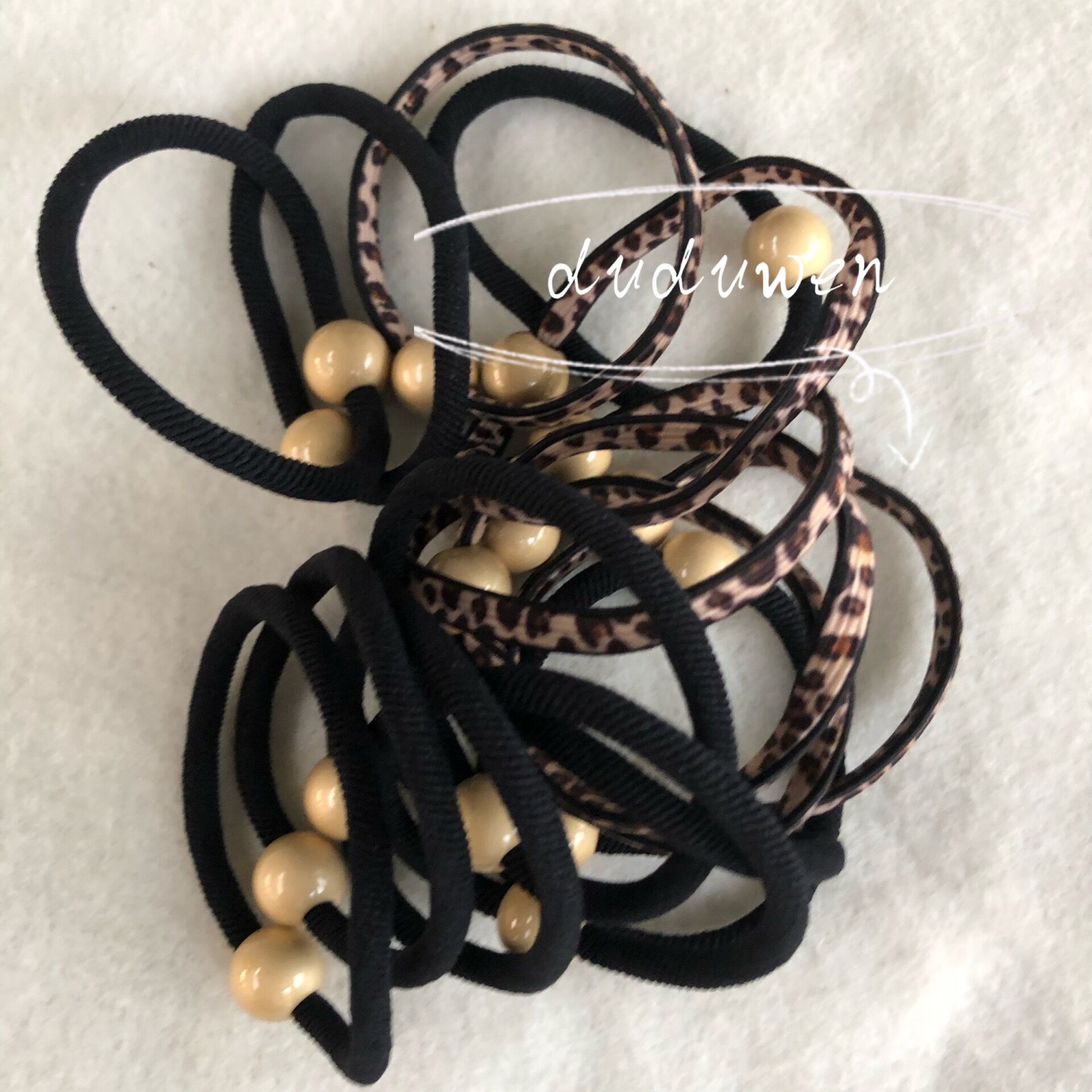 party gift ealstic head band round metal engraved 2C elasitc band fashion hairtie classic hair rope V collection accessories use as brace