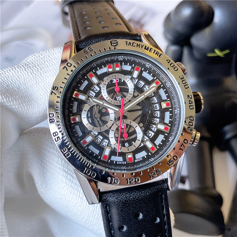 Designer Mens Watches Brand Quartz Movement Leather Men Fashion Watch Multiple Time Zone Work
Designer Mens Watches Brand Quartz Movement Leather Men Fashion Watch Multiple Time Zone Work