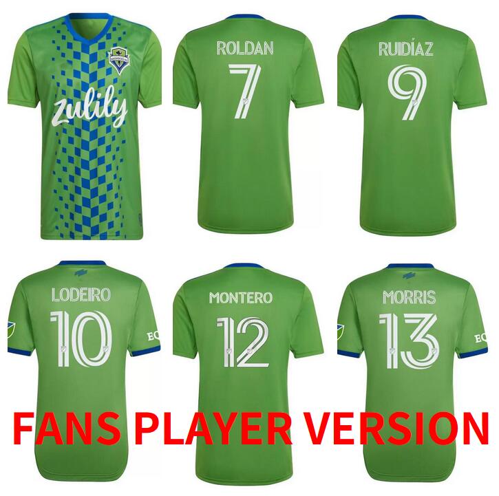 FANS PLAYER VERSION MLS 2022 2023 Seattle Sounders SOCCER JERSEYS 22 23 MAILLOTS Roldan LODEIRO RUSNAK MONTERO camisetas de fútbol football shirts
FANS PLAYER VERSION MLS 2022 2023 Seattle Sounders SOCCER JERSEYS 22 23 MAILLOTS Roldan LODEIRO RUSNAK MONTERO camisetas de fútbol football shirts