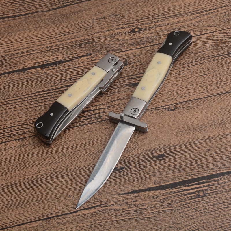 High Quality Tactical Folding Knife D2 Satin Blade Cow Bone Handle Outdoor Camping Hiking EDC Pocket Knives With Nylon Bag
High Quality Tactical Folding Knife D2 Satin Blade Cow Bone Handle Outdoor Camping Hiking EDC Pocket Knives With Nylon Bag