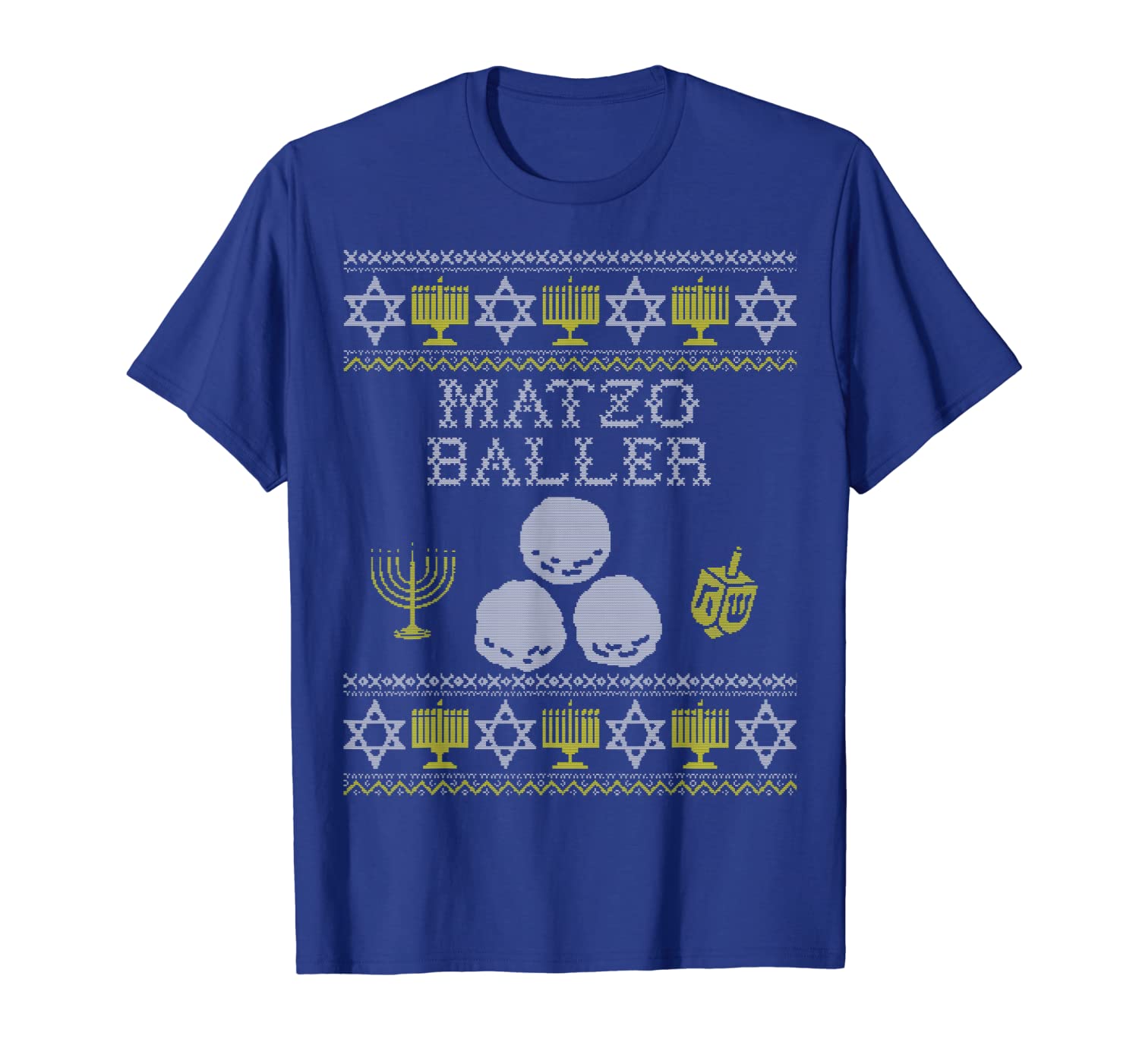 Matzo Baller Shirt, Funny Hanukkah Shirts, Matzah Balls, White;black