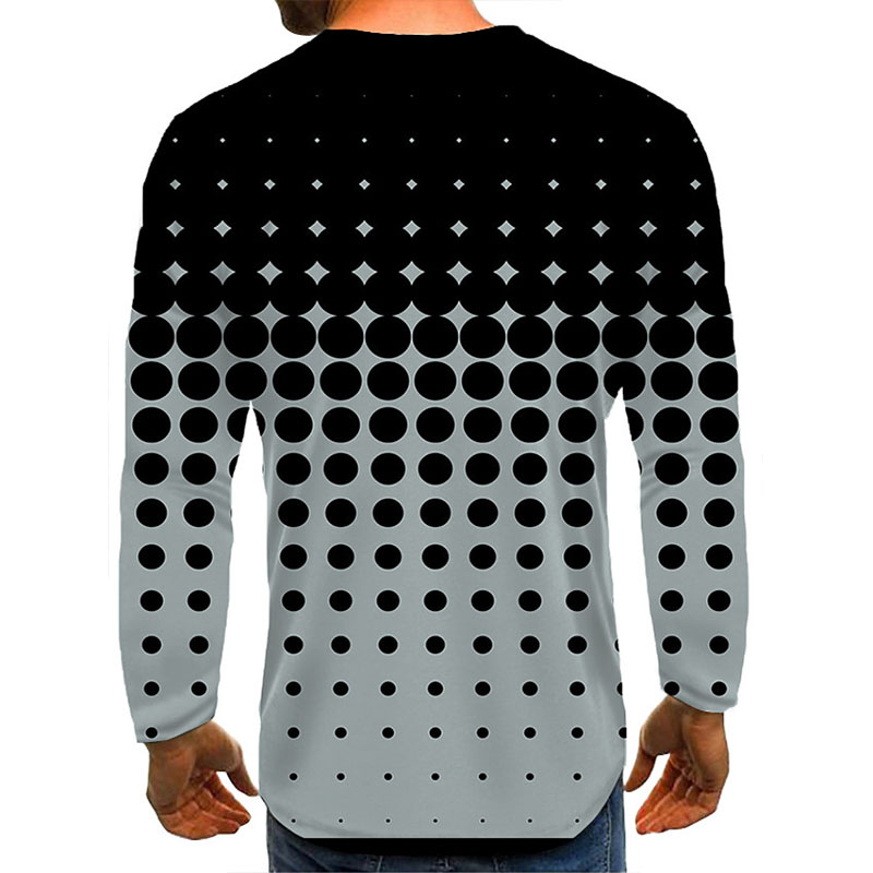 High-end art 3D printing T-shirt visual impact party top street style round neck high-quality long-sleeved graphic optical illusion plus siz, White;black
High-end art 3D printing T-shirt visual impact party top street style round neck high-quality long-sleeved graphic optical illusion plus siz, White;black