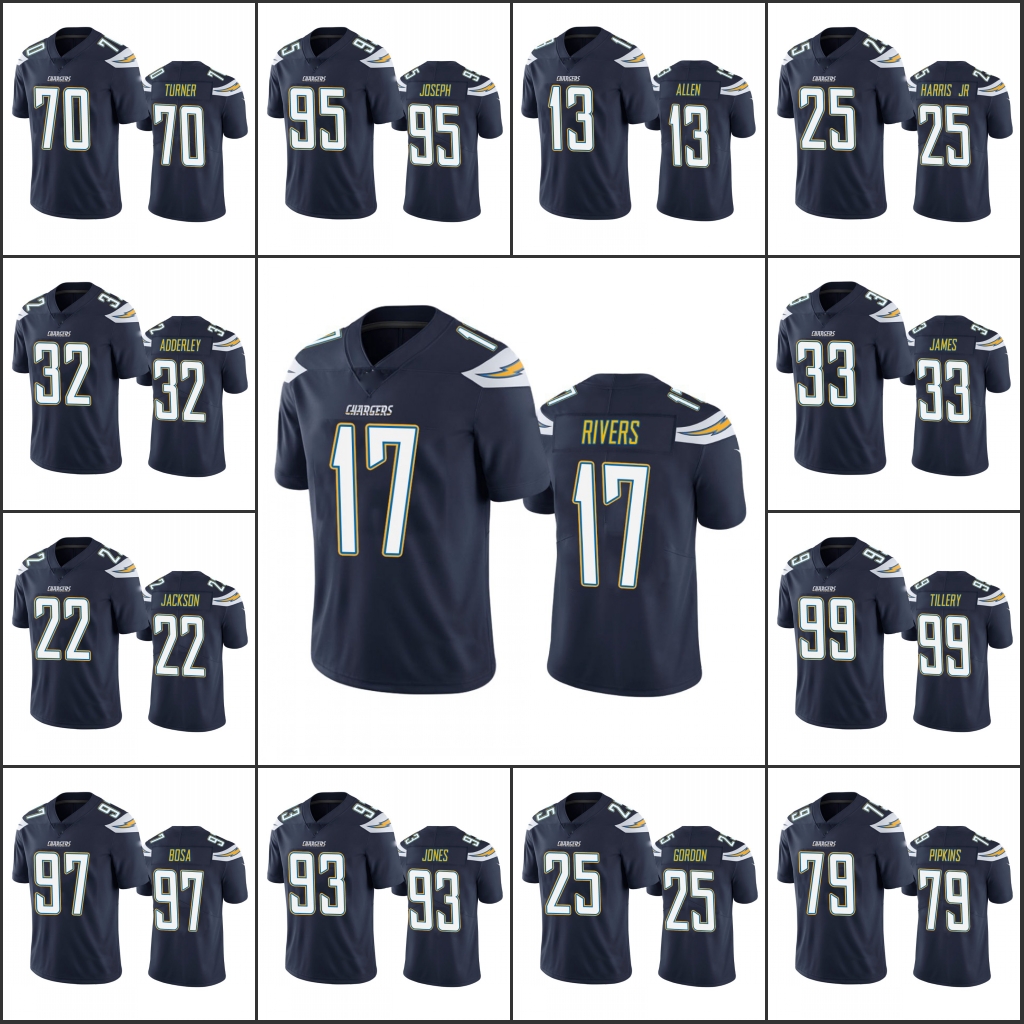 Jersey Los Angeles''Chargers''Men #17 Philip Rivers 13 Keenan Allen 97 Joey Bosa''NFL''Women Youth Custom Navy Vapor Limited Jersey
Jersey Los Angeles''Chargers''Men #17 Philip Rivers 13 Keenan Allen 97 Joey Bosa''NFL''Women Youth Custom Navy Vapor Limited Jersey