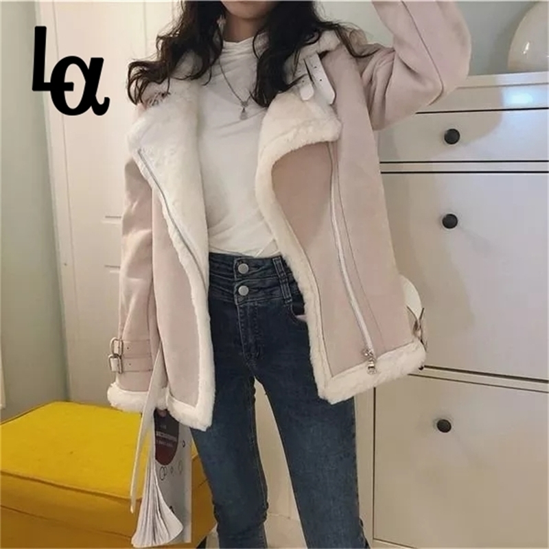 Women Winter Fashion Faux Fur Loose Cotton Warm Thick Coat Female Suede Short Leather Jacket Casual Outwears 210519, Gray
Women Winter Fashion Faux Fur Loose Cotton Warm Thick Coat Female Suede Short Leather Jacket Casual Outwears 210519, Gray
