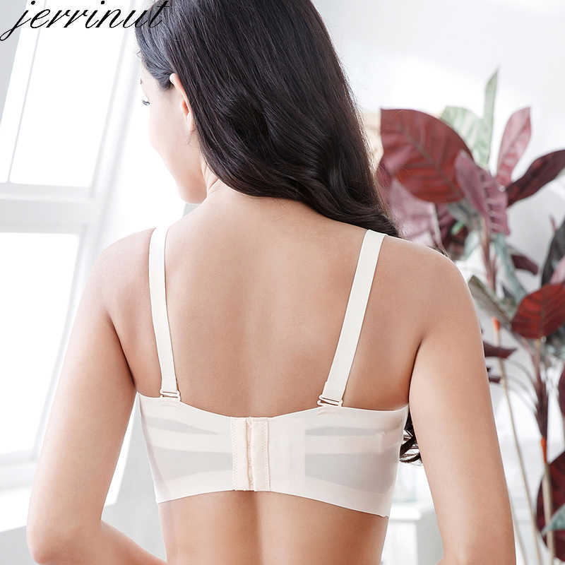 Jerrinut Push Up Bras For Women Underwear Invisible Strapless Bralette Plus Size Brassiere 5XL 6XL 7XL Soutien Gorge Femme 210728