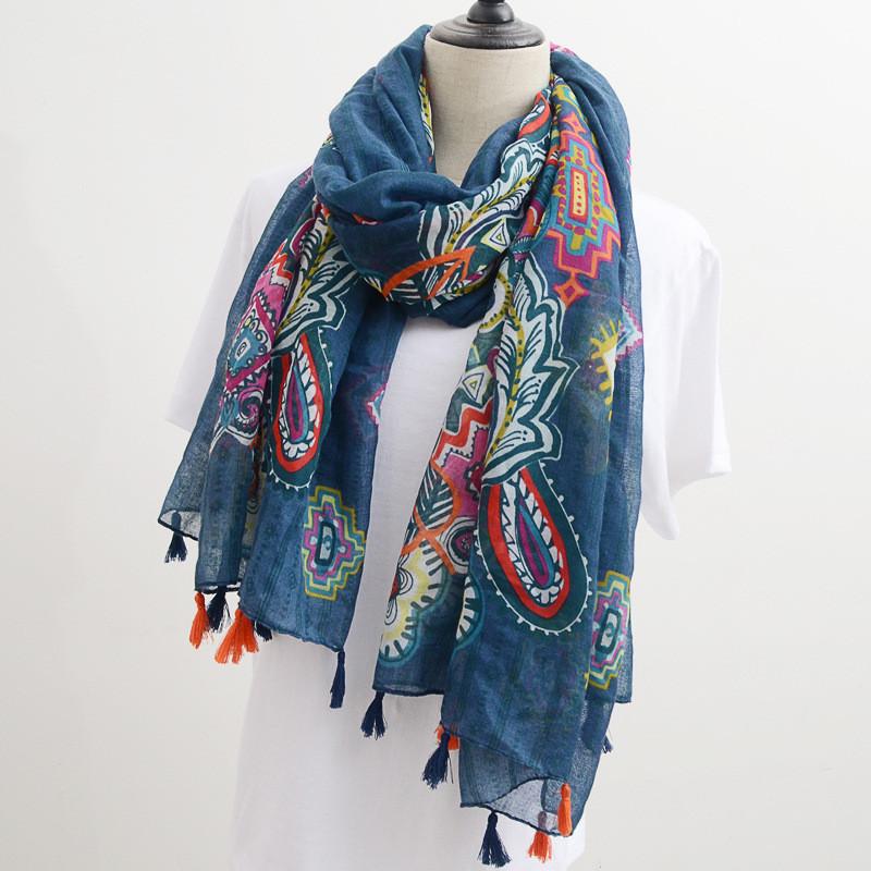 Berets Luxury Fashion Autumn Viscose Scarf Navy Blue Cashew Floral Beach Hijab Shawls And Wraps Female Foulards Echarpe Muslim, Blue;gray
Berets Luxury Fashion Autumn Viscose Scarf Navy Blue Cashew Floral Beach Hijab Shawls And Wraps Female Foulards Echarpe Muslim, Blue;gray
