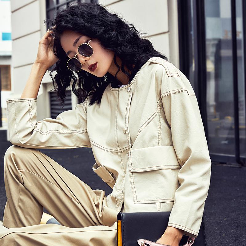 Women's Leather & Faux 2021 Fashion Women Autumn Loose Soft PU Jackets Lady Free Bawing Sleeve High Street Coat Outerwear Black Beige
Women's Leather & Faux 2021 Fashion Women Autumn Loose Soft PU Jackets Lady Free Bawing Sleeve High Street Coat Outerwear Black Beige