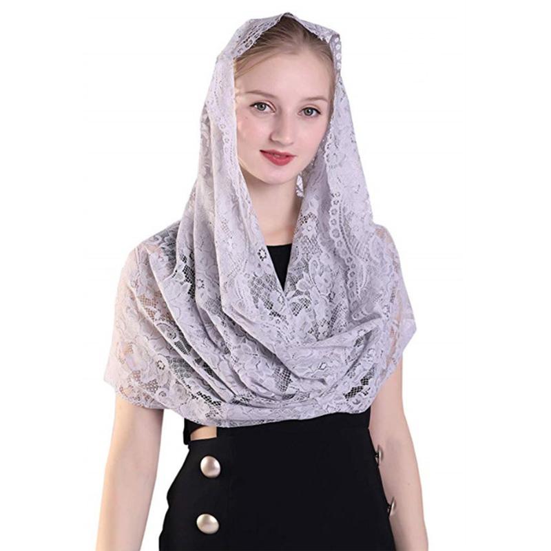 Bridal Veils ISHSY Grey Lace Women Catholic Veil Mantilla For Church Head Covering Latin Mass De Novia Negra Chapel Infinity, Gray
Bridal Veils ISHSY Grey Lace Women Catholic Veil Mantilla For Church Head Covering Latin Mass De Novia Negra Chapel Infinity, Gray