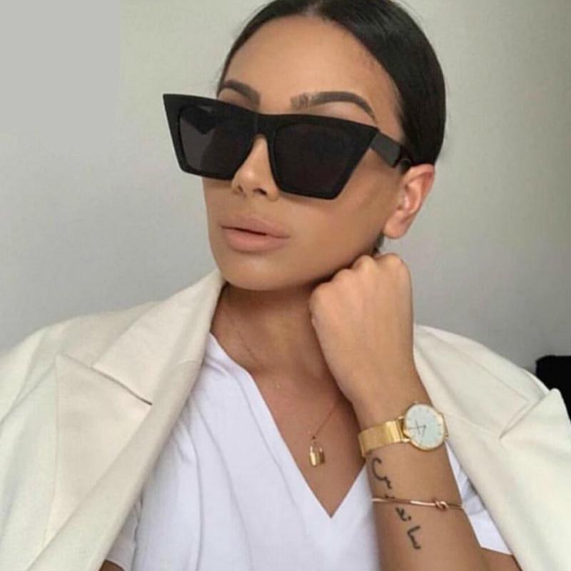Sunglasses Fashion Square Women Designer Luxury Cat Eye Sun Glasses For Vintage Large Frame Women's
Sunglasses Fashion Square Women Designer Luxury Cat Eye Sun Glasses For Vintage Large Frame Women's