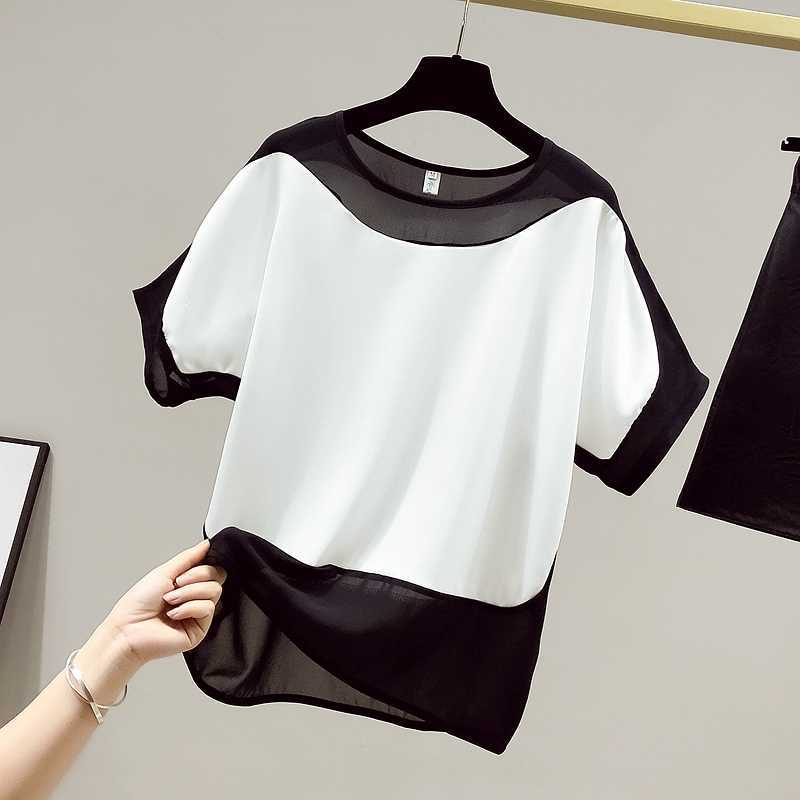 Blusas Mujer De Moda White Blouse Plus Size Tops Short Sleeve Summer Women Blouses Chiffon Womens Tops and Blouses 14855 210527
Blusas Mujer De Moda White Blouse Plus Size Tops Short Sleeve Summer Women Blouses Chiffon Womens Tops and Blouses 14855 210527