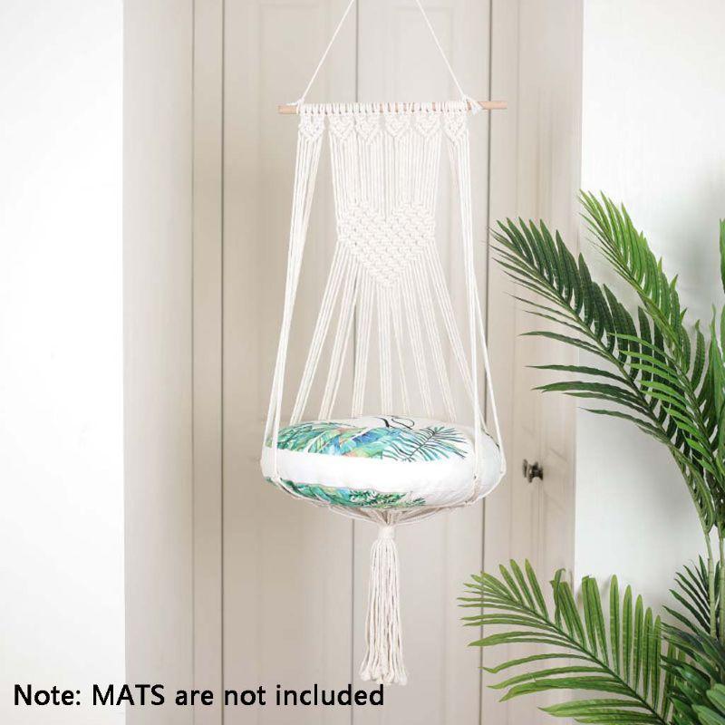 Handwoven Tapestry Wall Hanging Macrame Pet Cat Hammock Bed Swing Home Decor J6PD Beds & Furniture
Handwoven Tapestry Wall Hanging Macrame Pet Cat Hammock Bed Swing Home Decor J6PD Beds & Furniture