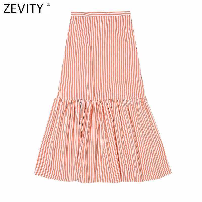 Zevity Women Fashion Sweet Striped Print Hem Pleat Ruffles A Line Skirt Faldas Mujer Female Back Side Zipper Vestidos QUN768 210603, Fhdd ls9283
Zevity Women Fashion Sweet Striped Print Hem Pleat Ruffles A Line Skirt Faldas Mujer Female Back Side Zipper Vestidos QUN768 210603, Fhdd ls9283