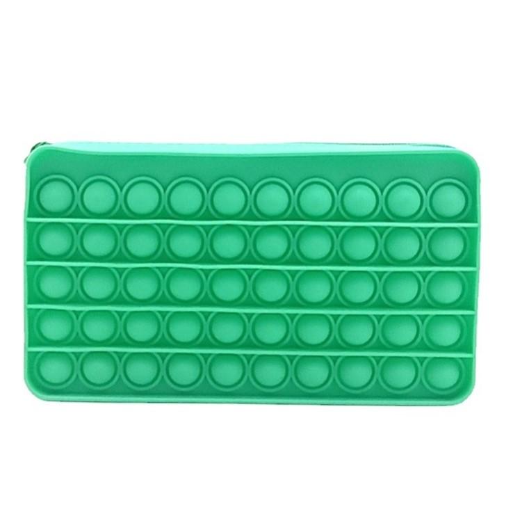 US STOCK Fidget Toys pencil case Colorful Push Bubble Sensory Squishy Stress Reliever Autism Needs Anti-stress Rainbow Adult Toy For Children Gifts Lx