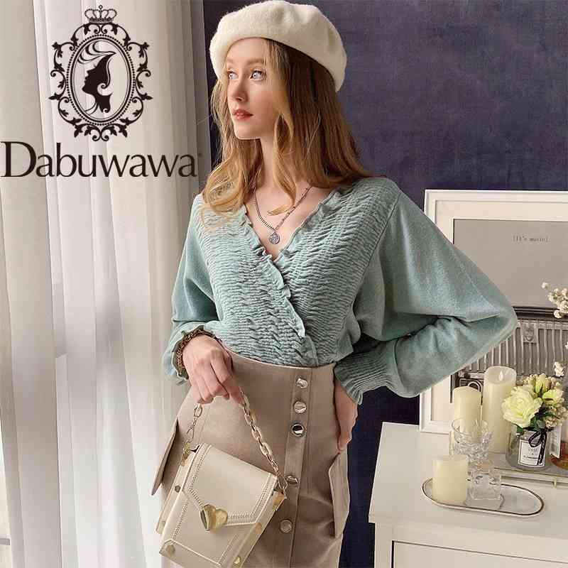 Dabuwawa Sexy 100% Wool Sweater Women V-neck Lanter Sleeve Winter Comfort Solid Ruffle Pullover Sweaters for Female DT1DYM003 210520, Green
Dabuwawa Sexy 100% Wool Sweater Women V-neck Lanter Sleeve Winter Comfort Solid Ruffle Pullover Sweaters for Female DT1DYM003 210520, Green