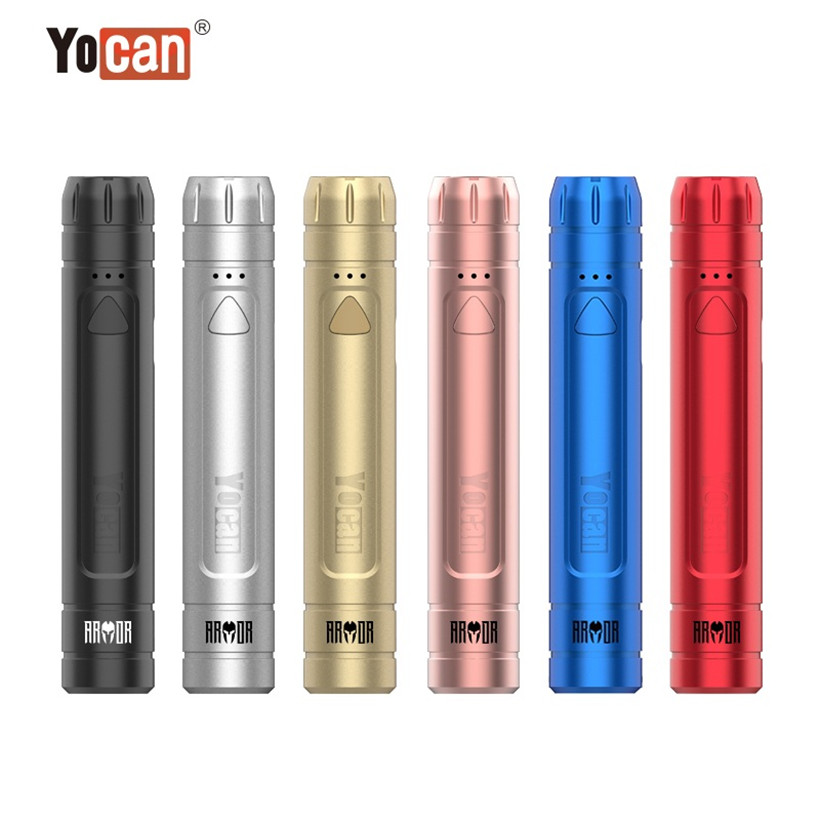 Authentic Yocan Armor Battery 380mAh Preheat Variable Voltage Vape Pen Batteries 14mm Diameter 510 Thread Cartridges Mod for Thick Oil Carts
Authentic Yocan Armor Battery 380mAh Preheat Variable Voltage Vape Pen Batteries 14mm Diameter 510 Thread Cartridges Mod for Thick Oil Carts