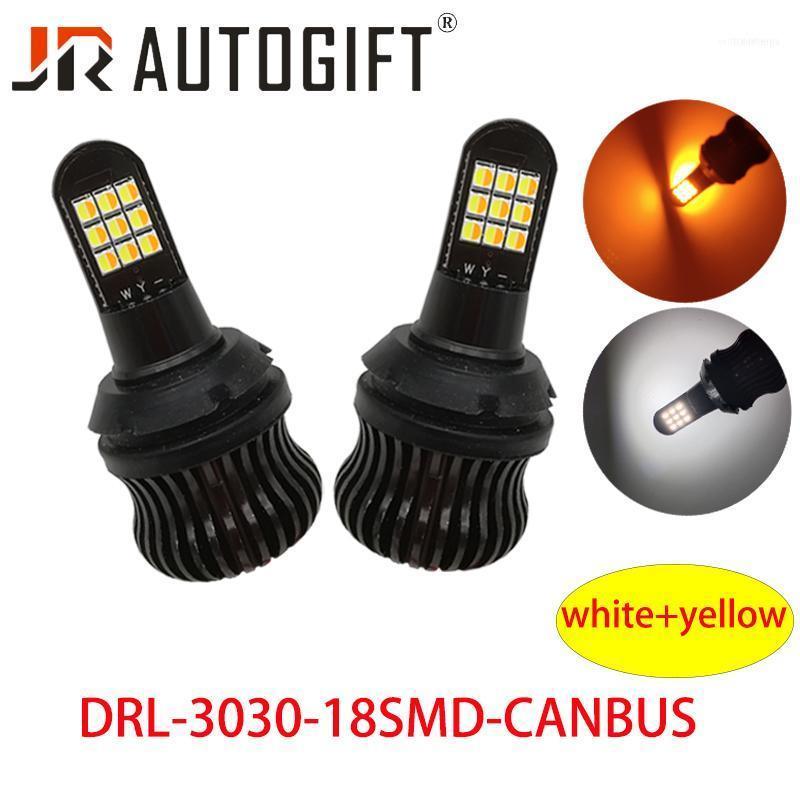 Emergency Lights 2PCS Dual Color 1156 BA15S 3030 18smd LED Bulbs Turning White Amber Error Free Canbus DRL1
Emergency Lights 2PCS Dual Color 1156 BA15S 3030 18smd LED Bulbs Turning White Amber Error Free Canbus DRL1