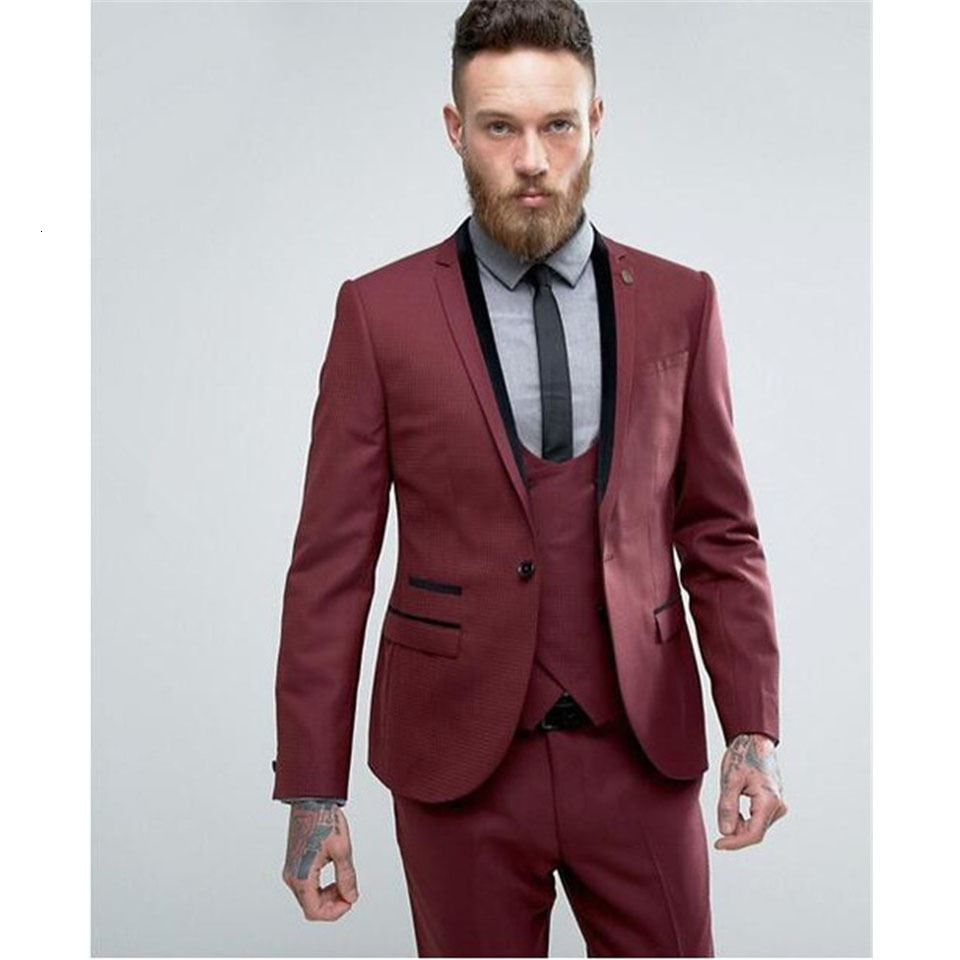 Men's Suits & Blazers A button burgundy men's suits 2021 double breasted ny 3 pieces wedding for men custom-made from the groom's tuxedo blazer, Picture style
Men's Suits & Blazers A button burgundy men's suits 2021 double breasted ny 3 pieces wedding for men custom-made from the groom's tuxedo blazer, Picture style