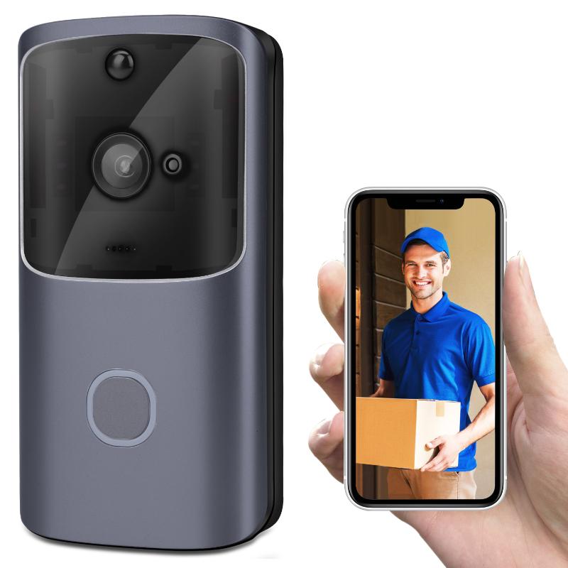 Smart Wireless Wifi Video Doorbell Camera Visual Intercom Infrared Night Vision 155° Super Wide Angle Security Doorbells
Smart Wireless Wifi Video Doorbell Camera Visual Intercom Infrared Night Vision 155° Super Wide Angle Security Doorbells