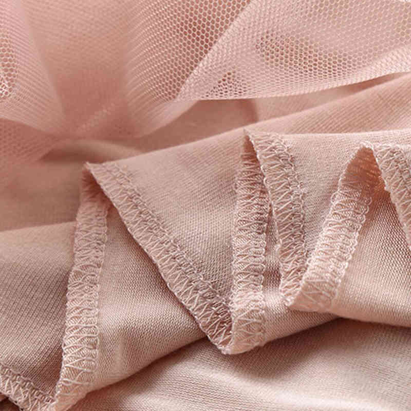 Sexy Spaghetti Strap Patchwork Mesh Dress Spring Summer Women Gauze Lace Tank Casual Dresses Sundress Party Vestidos ZY06 210521