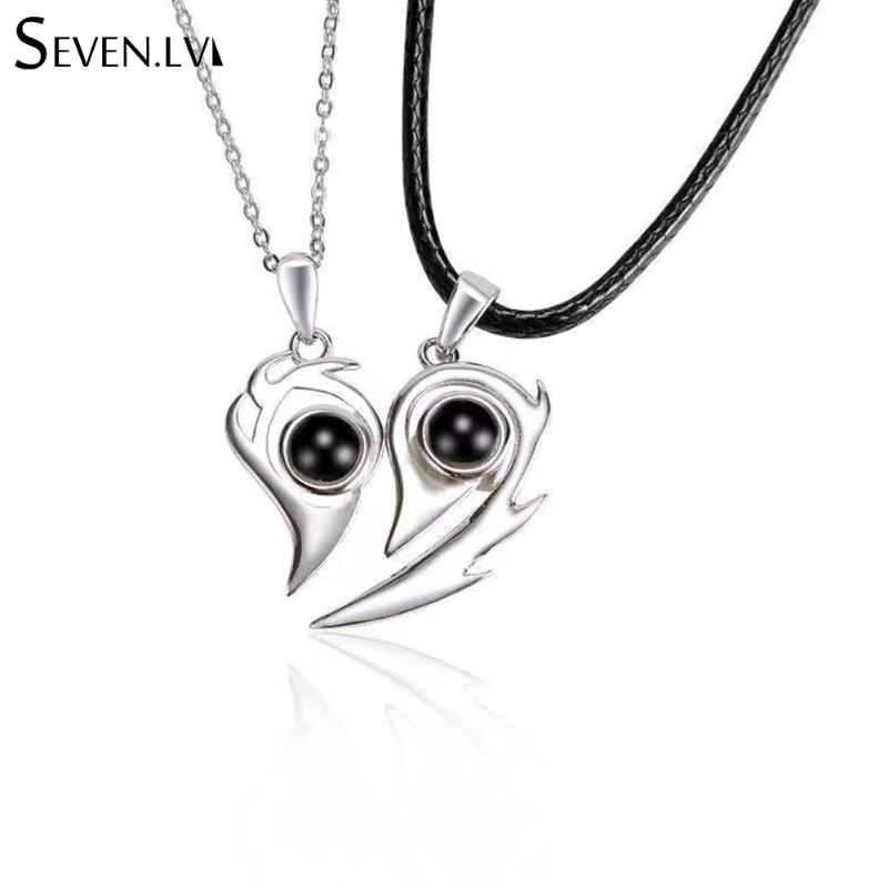 Pendant Necklaces 2pcs / Set Stainless Steel Heart 100 Languages I Love You Charm Couple Necklace For Women Men Jewelry Wholesale
Pendant Necklaces 2pcs / Set Stainless Steel Heart 100 Languages I Love You Charm Couple Necklace For Women Men Jewelry Wholesale