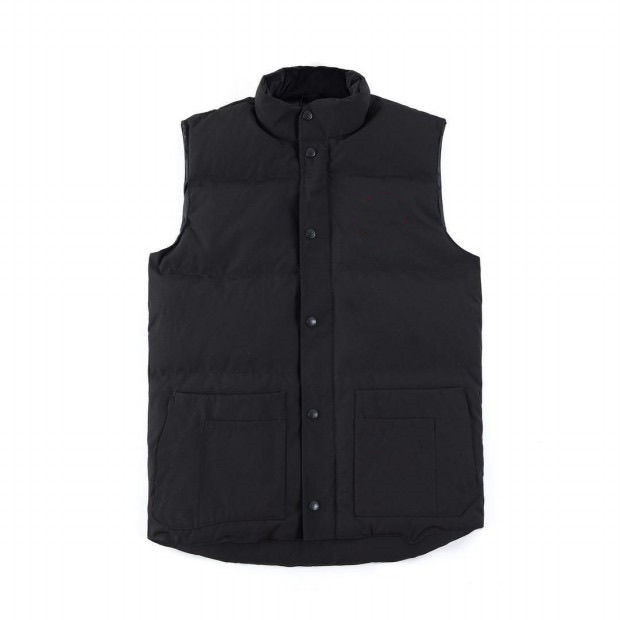 Winter down vest men's and women's waistcoat thickened gosoe jacket, Black;white
Winter down vest men's and women's waistcoat thickened gosoe jacket, Black;white
