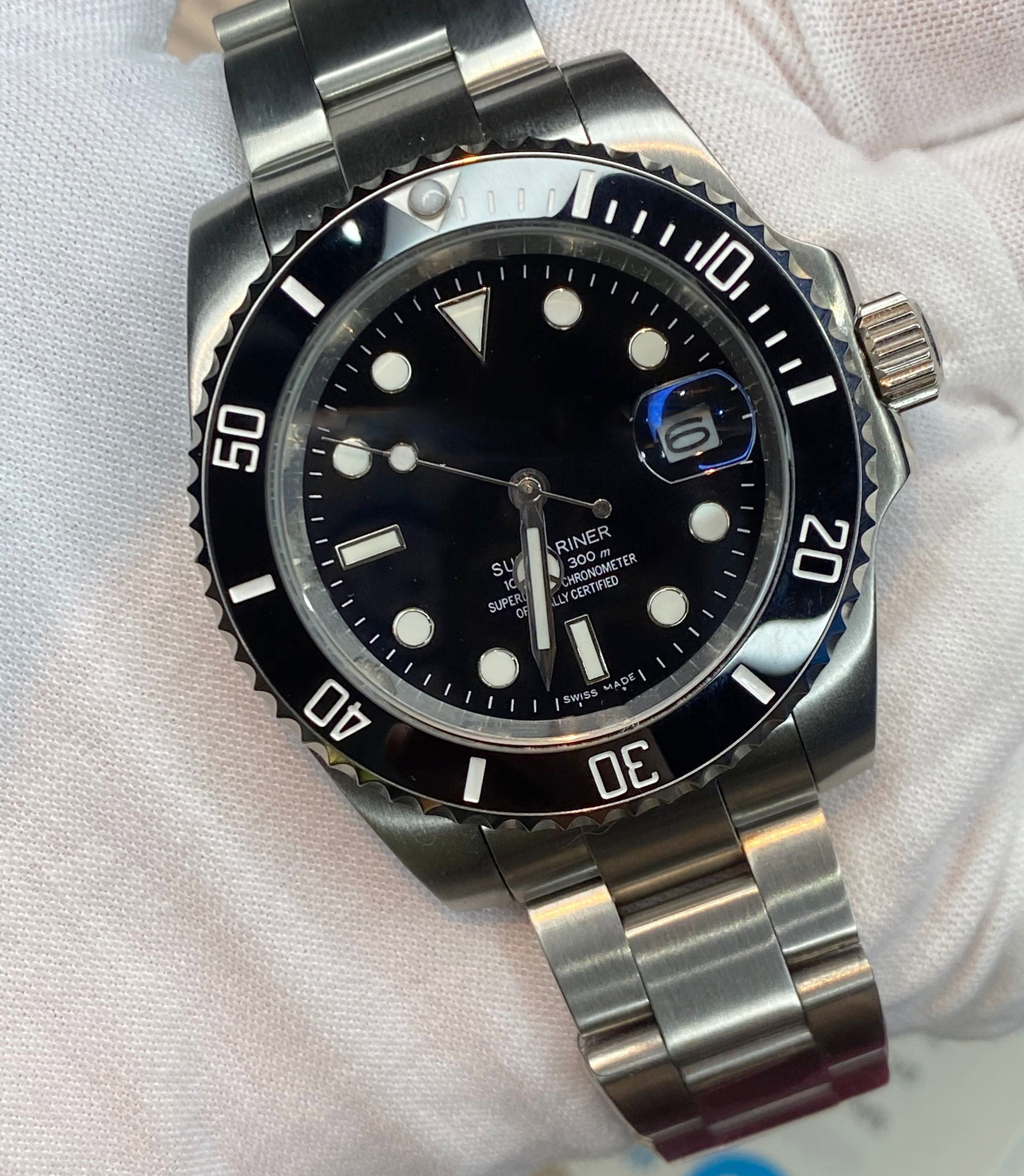 2021 Top Watch Men Automatic high quality Silver Strap Blue Stainless Mens Mechanical Orologio di Lusso Wristwatch waterproof, Slivery;brown
2021 Top Watch Men Automatic high quality Silver Strap Blue Stainless Mens Mechanical Orologio di Lusso Wristwatch waterproof, Slivery;brown
