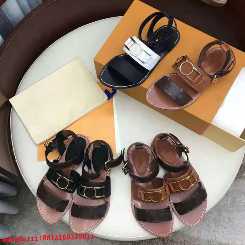 Brand Women Sandals Luxury Casual Shoes fashion designer real leather print flip flop summer Classics High Quality Metal Buckle Flats Sexy B, Black
Brand Women Sandals Luxury Casual Shoes fashion designer real leather print flip flop summer Classics High Quality Metal Buckle Flats Sexy B, Black