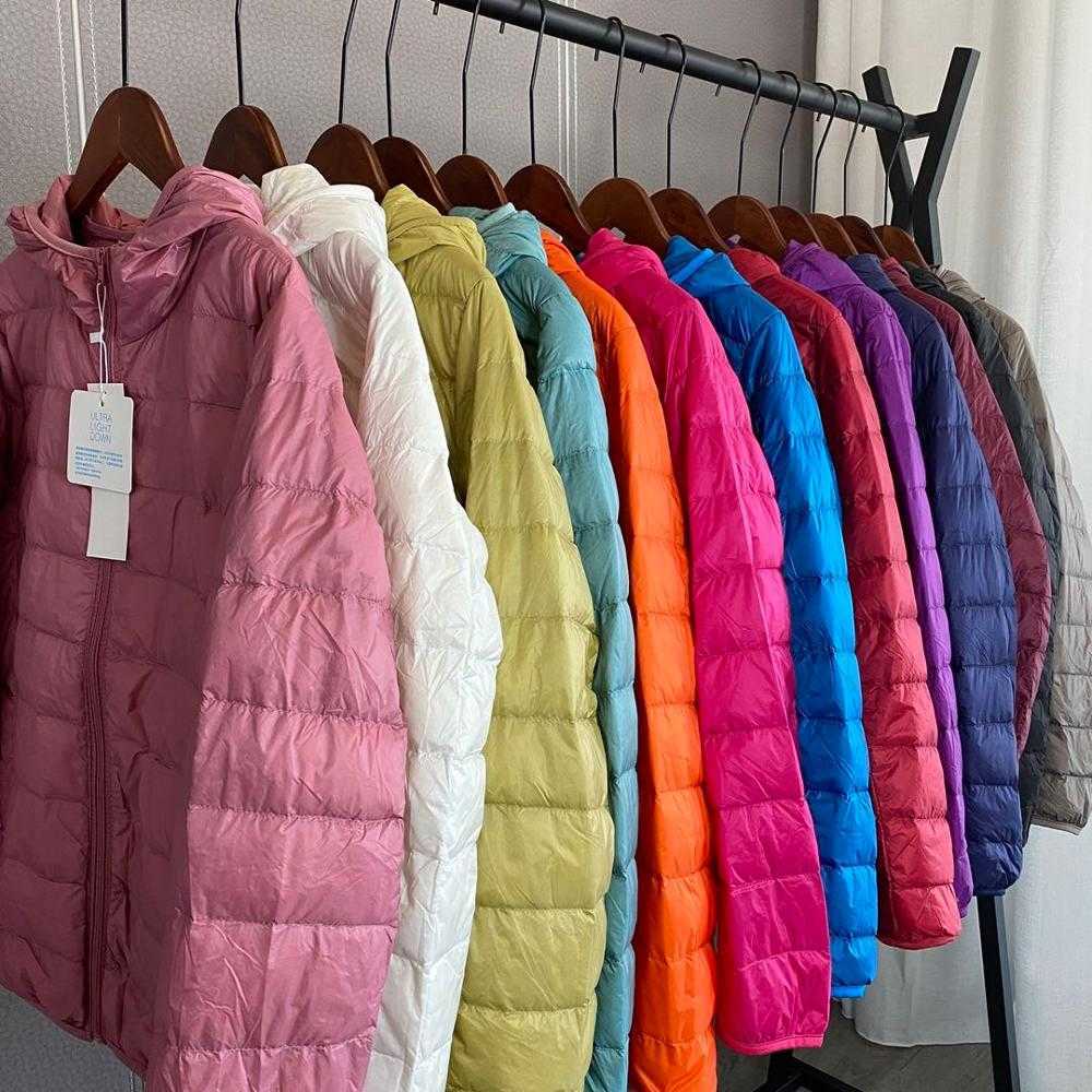 Winter Jacket Women Down Jackets Plus Size 5xl Casual Ultra Light Warm Down Jacket Women High Quality Jacket Woman Hooded Coat 210528
