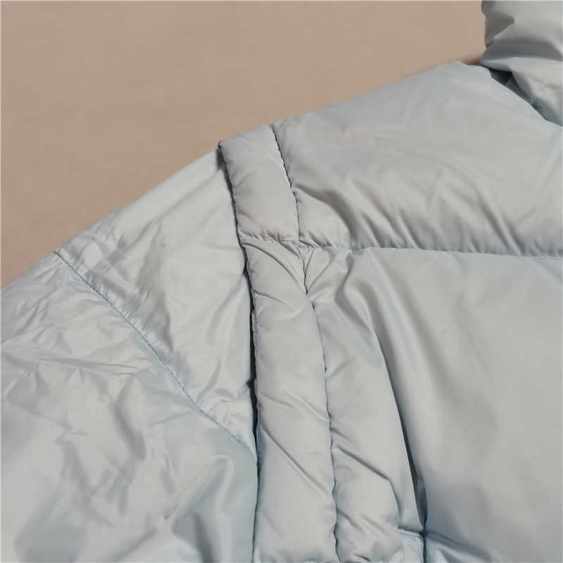 autumn and winter stand collar 90% white duck down jacket short thick fashion solid color women 210923