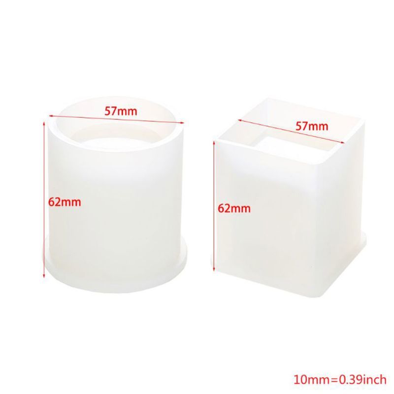 1 Set Epoxyhars Silicone Malls, Great Art Hars Malls For Coaster/Asbak/Bloempot/Pen Candle Soap Sieraden Houder, Omvat
