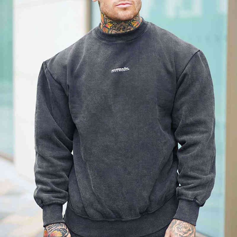 Men's T-Shirts Muscle sports t-men's shirt long sleeves fall double veet face Around neck big size loose pullover hoodies, Gray.
Men's T-Shirts Muscle sports t-men's shirt long sleeves fall double veet face Around neck big size loose pullover hoodies, Gray.