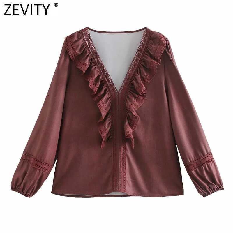 Zevity Women Vintage Ruffles Hollow Out Lace Patchwork Smock Blouse Office Ladies Casual Shirts Chic Blusas Tops LS7544 210603, As pic ls7544cc
Zevity Women Vintage Ruffles Hollow Out Lace Patchwork Smock Blouse Office Ladies Casual Shirts Chic Blusas Tops LS7544 210603, As pic ls7544cc