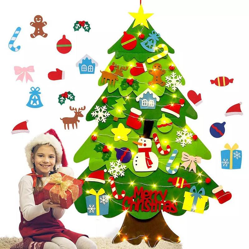 Night Lights Christmas LED Decor Lamp DIY Felt Tree For Home Navidad 2022 Year Ornaments Santa Claus Xmas Gift
Night Lights Christmas LED Decor Lamp DIY Felt Tree For Home Navidad 2022 Year Ornaments Santa Claus Xmas Gift