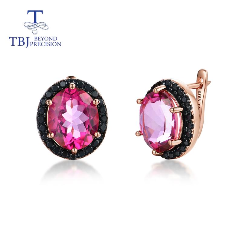 Dangle & Chandelier TBJ,Natural Pink Topaz Clasp Earring Oval Cut 10*12mm 11ct Gemstone Fine Jewelry 925 Sterling Silver For Women Party Wea
Dangle & Chandelier TBJ,Natural Pink Topaz Clasp Earring Oval Cut 10*12mm 11ct Gemstone Fine Jewelry 925 Sterling Silver For Women Party Wea