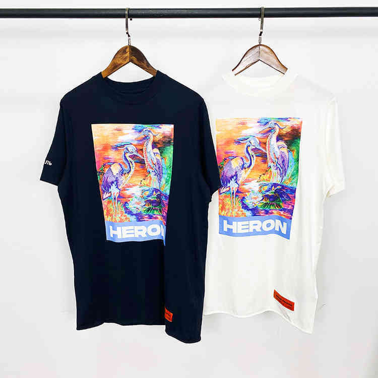 20ss Hp Heron Wu Yifan Deng Ziqi Same Colorful Embroidered Crane T-shirt Short Sleeve Tee, White
20ss Hp Heron Wu Yifan Deng Ziqi Same Colorful Embroidered Crane T-shirt Short Sleeve Tee, White
