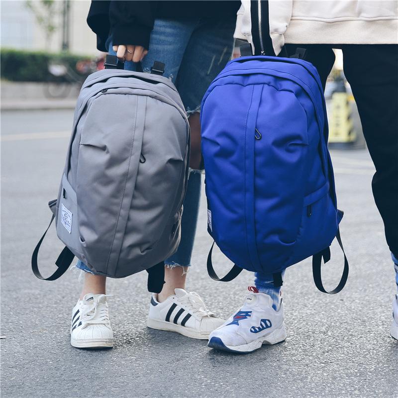 Backpack Men Trendy Fashion Rucksack Simple Wild Student Bag Female Outdoor Large-capacity Travel