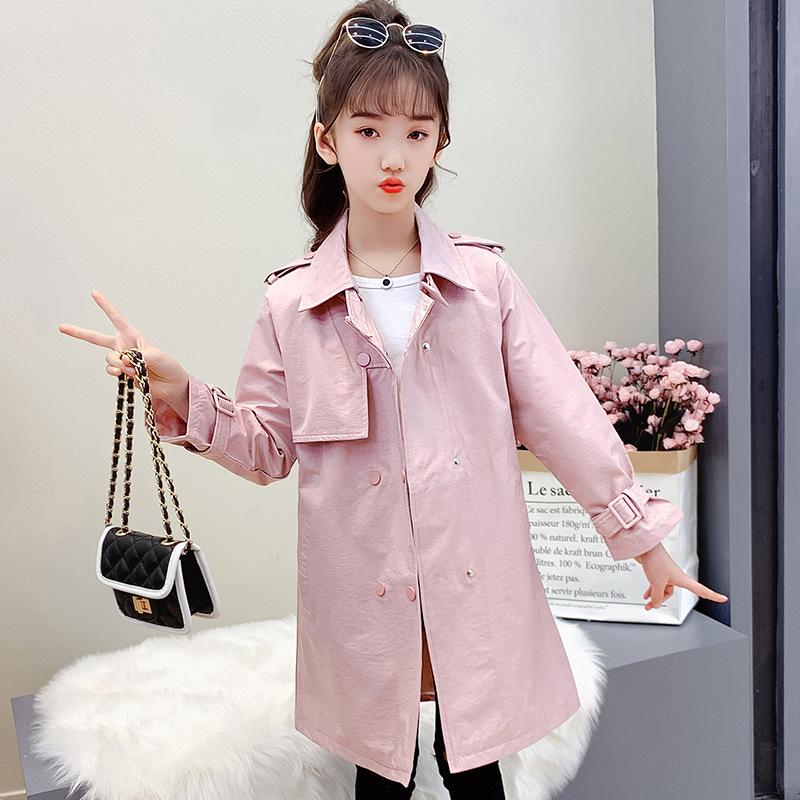 Jackets 4969 Autumn Girls Fashion Korean Coat Middle Big Children's Foreign Style Long Windbreaker, Blue;gray
Jackets 4969 Autumn Girls Fashion Korean Coat Middle Big Children's Foreign Style Long Windbreaker, Blue;gray