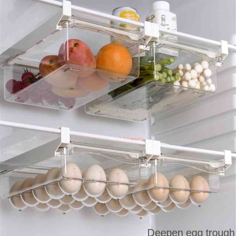 Kitchen Fruit Food Storage Box Plastic Clear Fridge Organizer Slide Under Shelf Drawer Rack Holder Refrigerator 210902
Kitchen Fruit Food Storage Box Plastic Clear Fridge Organizer Slide Under Shelf Drawer Rack Holder Refrigerator 210902