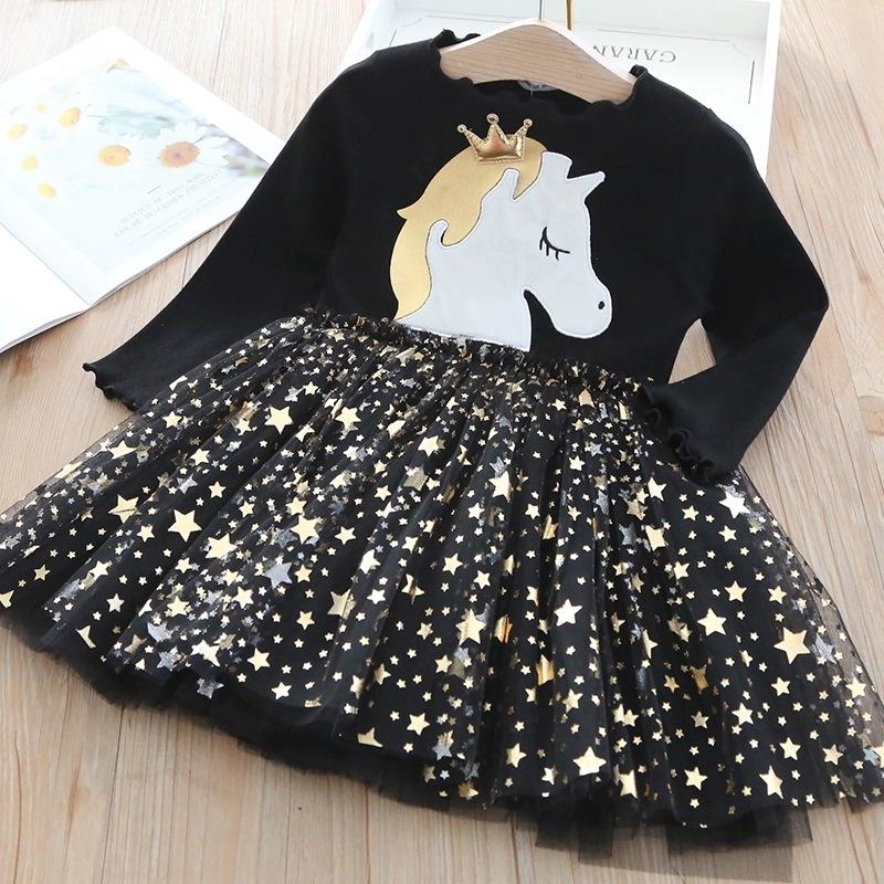 Girl's Dresses 2021 Autumn Girls Dress Cartoon Long-sleeved Top Stitching Star Net Gauze Skirt Princess, Red;yellow
Girl's Dresses 2021 Autumn Girls Dress Cartoon Long-sleeved Top Stitching Star Net Gauze Skirt Princess, Red;yellow