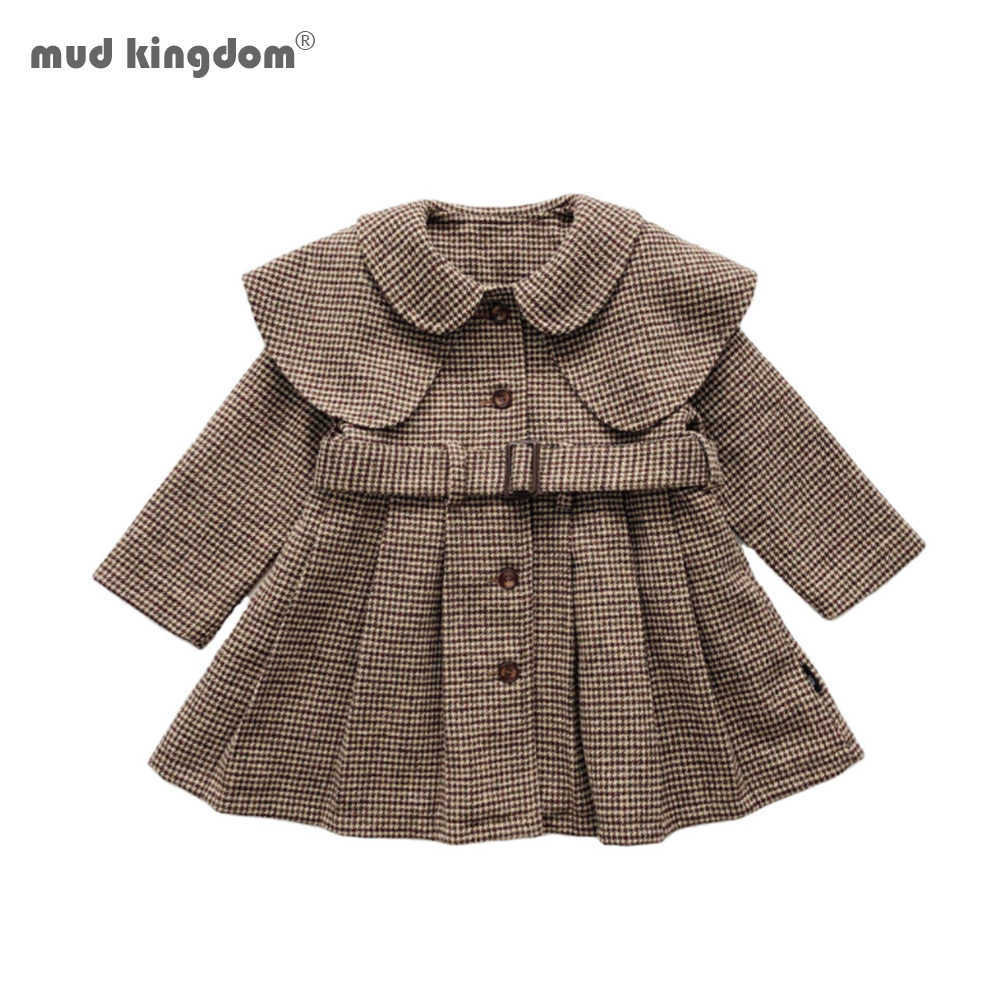 Mudkingdom Winter Autumn Toddler Kids Baby Girls Coat Warm Wool Brown Plaid Overcoat Outwear Jacket 210615
Mudkingdom Winter Autumn Toddler Kids Baby Girls Coat Warm Wool Brown Plaid Overcoat Outwear Jacket 210615