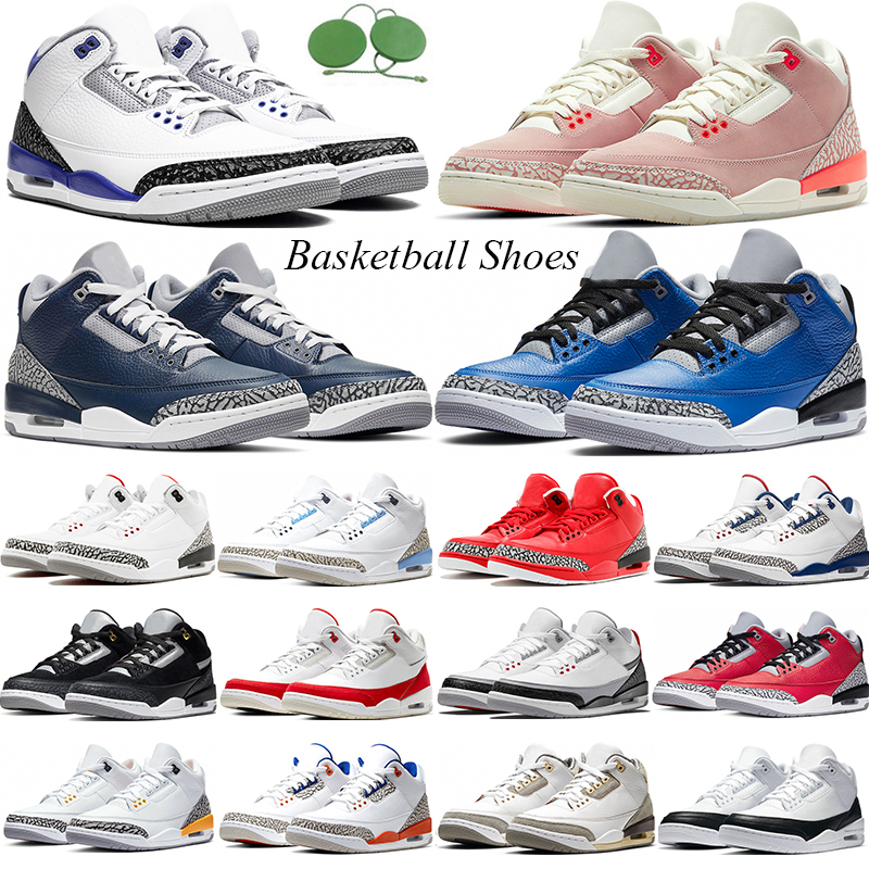 3 3s jumpman shoes Racer Blue Court Purple Michigan Fragment Midnight Navy White Cement UNC Rust Pink Fire Red trainers outdoor mens sneaker
3 3s jumpman shoes Racer Blue Court Purple Michigan Fragment Midnight Navy White Cement UNC Rust Pink Fire Red trainers outdoor mens sneaker