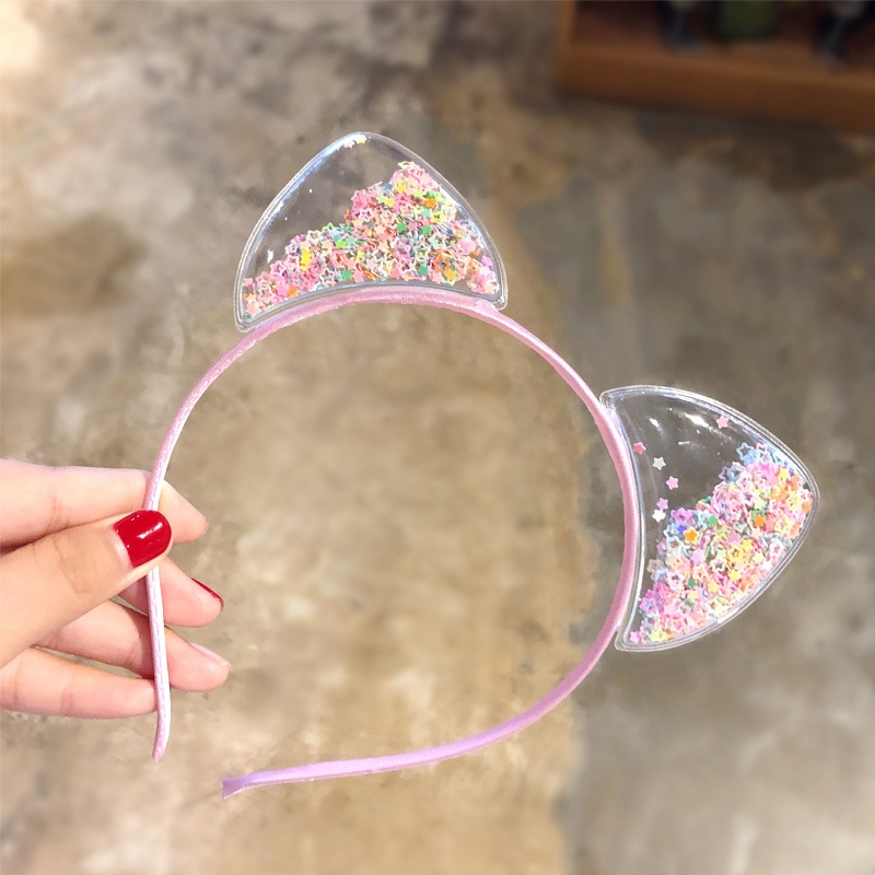 Cute Cat Ears Headband Baby Girls Hairband Korean Children Princess Kids Gift Hairs Band Props Party Girl Hair Accessories 0392