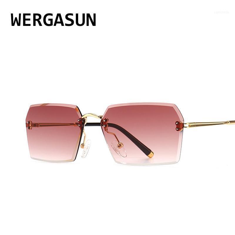 Sunglasses WERGASUN Small Rectangle Women Rimless Square Sun Glasses For 2021 Summer Style Female UV4001
Sunglasses WERGASUN Small Rectangle Women Rimless Square Sun Glasses For 2021 Summer Style Female UV4001
