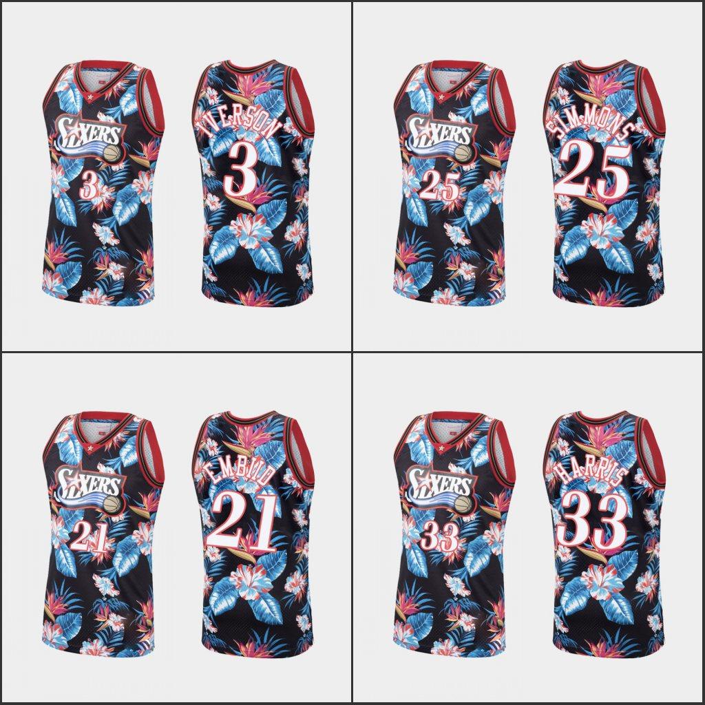 Philadelphia''76ers''Men Joel Embiid Ben Simmons Allen Iverson Tobias Harris Custom Floral Fashion Jersey
Philadelphia''76ers''Men Joel Embiid Ben Simmons Allen Iverson Tobias Harris Custom Floral Fashion Jersey