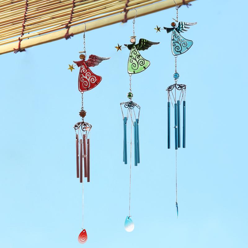 Angel Wind Chime Metal Crafts Chimes Glass Painted Hanging Ornaments Home Decor Furnishing Pipe Bell Pendants Decorative Objects & Figurines
Angel Wind Chime Metal Crafts Chimes Glass Painted Hanging Ornaments Home Decor Furnishing Pipe Bell Pendants Decorative Objects & Figurines