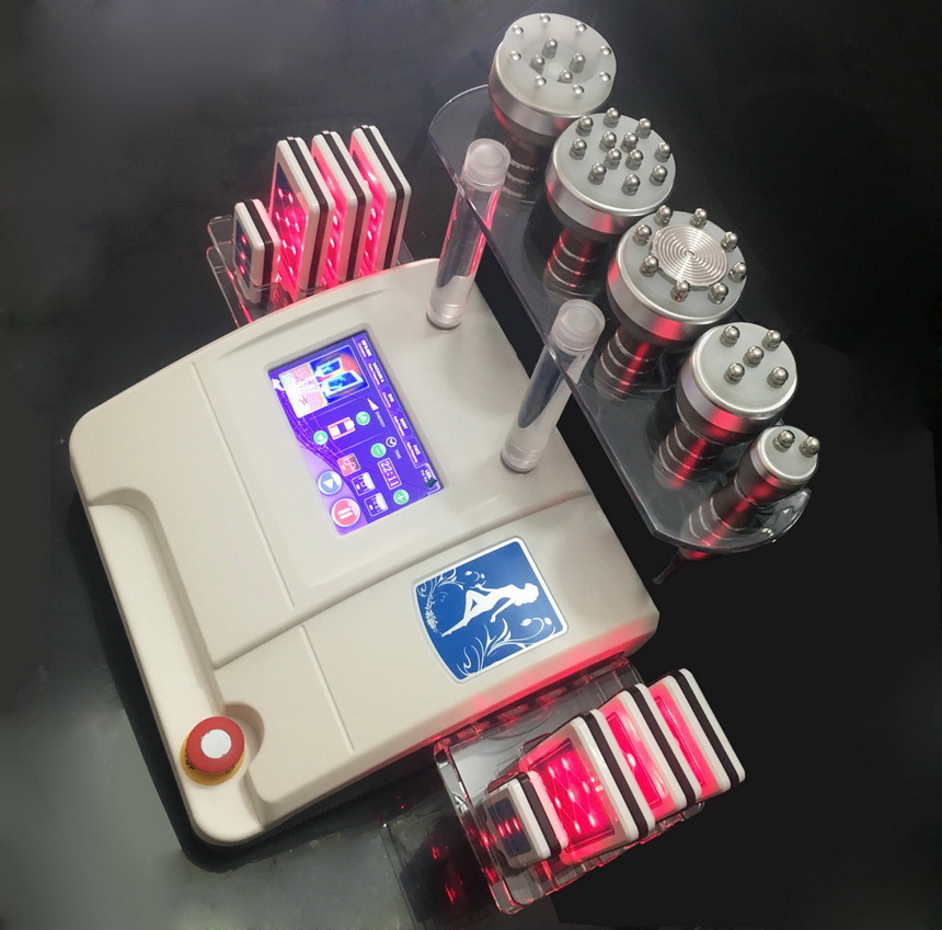 6 IN 1 Portable Lipolaser Slimming Machine 650nm Lipo Laser 40K Ultrasonic Cavitation RF Radio Frequency Vacuum Body Slimming Machine
6 IN 1 Portable Lipolaser Slimming Machine 650nm Lipo Laser 40K Ultrasonic Cavitation RF Radio Frequency Vacuum Body Slimming Machine