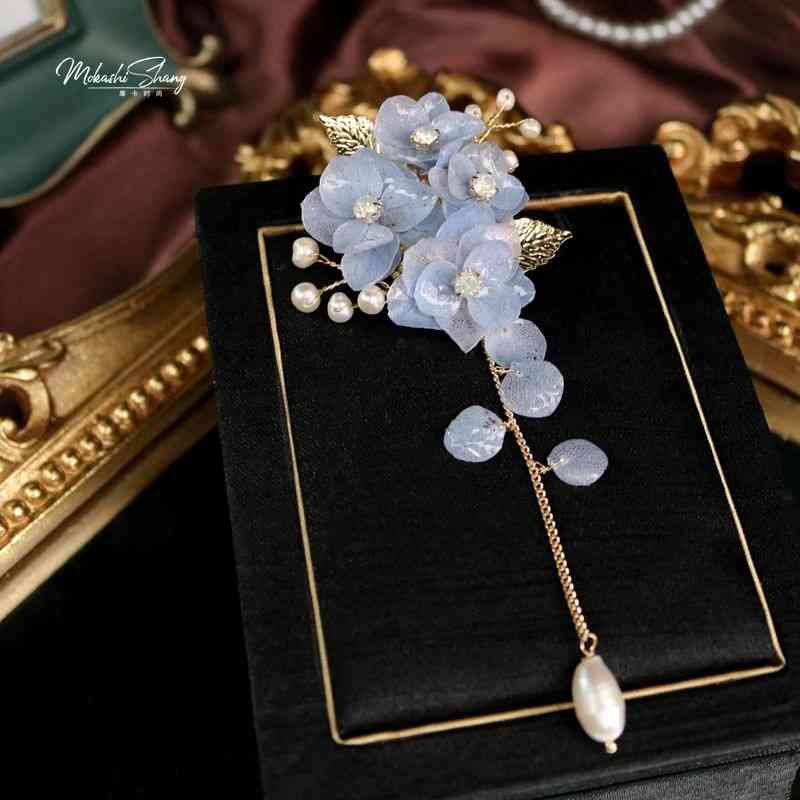 Brooch Female Design Sense Eternal Flower Pin Decoration Creativity Versatile Sen Sweater Coat Autumn and Winter