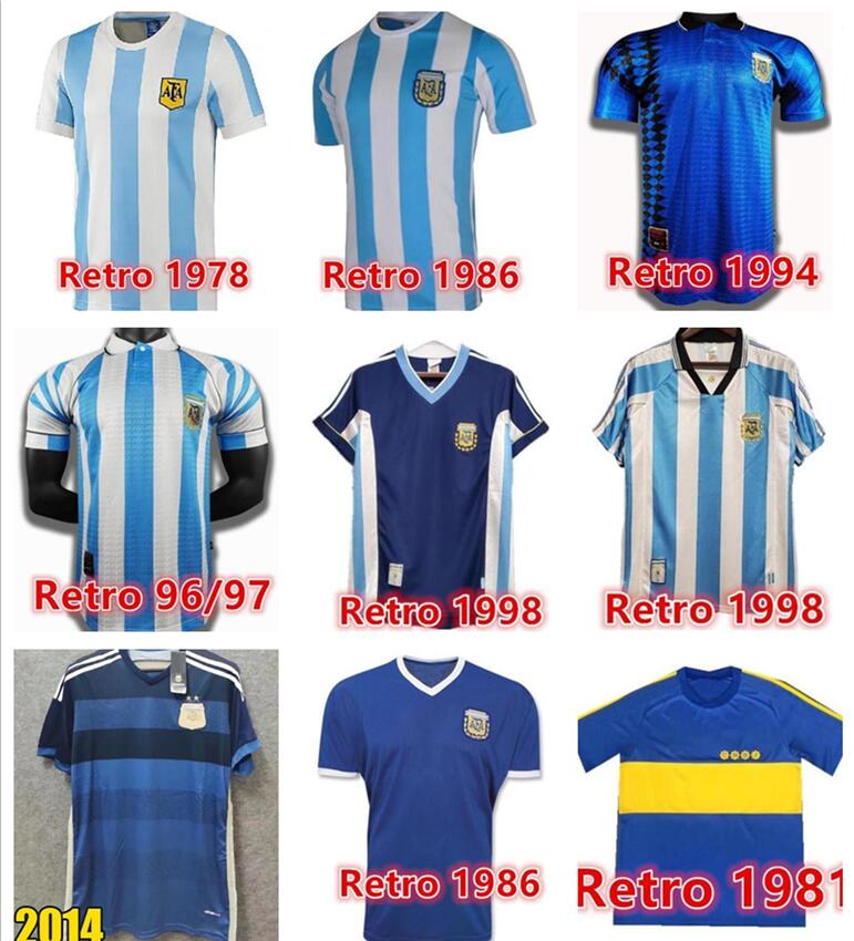 1978 1986 Argentina Maradona home Soccer jersey Retro Version 86 78 CANIGGIA Quality Football Shirt Batistuta, 1986 home kids
1978 1986 Argentina Maradona home Soccer jersey Retro Version 86 78 CANIGGIA Quality Football Shirt Batistuta, 1986 home kids