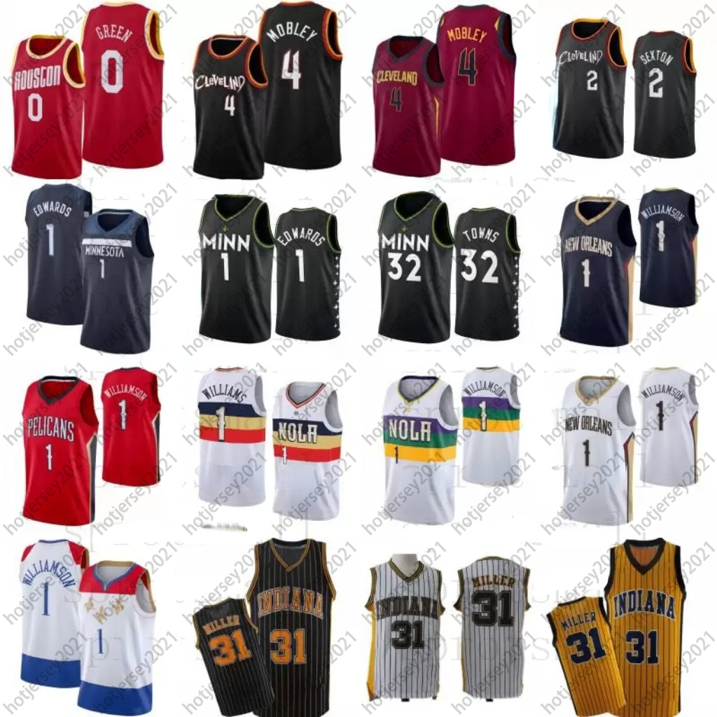Mens Zion 1 Williamson Basketball Jersey 0 Jalen Green 4 Evan Mobley 2 Collin Sexton Anthony Edwards Karl-Anthony 32 Towns Reggie 31 Miller Shirt
Mens Zion 1 Williamson Basketball Jersey 0 Jalen Green 4 Evan Mobley 2 Collin Sexton Anthony Edwards Karl-Anthony 32 Towns Reggie 31 Miller Shirt
