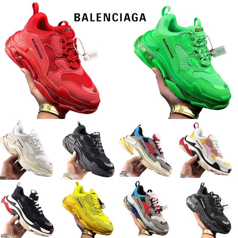 2021 Fashion men women womens Designers triple s clear Shoes sole Platform Casual Paris 17FW old Dad large increasing sneakers crystal sports, Box
2021 Fashion men women womens Designers triple s clear Shoes sole Platform Casual Paris 17FW old Dad large increasing sneakers crystal sports, Box